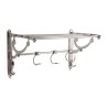 Côté Table - Appendiabiti AUTUN con 3 ganci e ripiano in alluminio 55 x 27.5 x h30cm