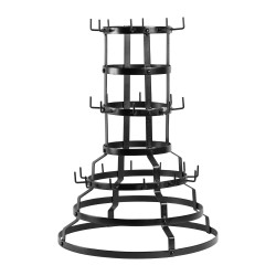 Côté Table - Portatazze Americane in ferro Nero 43.5 x h59 cm