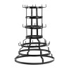 Côté Table - Portatazze Americane in ferro Nero 43.5 x h59 cm