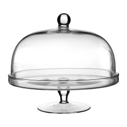 Côté Table - Alzata con coperchio in vetro NOANE trasparente 29,5 x h25cm