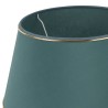 Côté Table - Paralume FEB petrolio e oro in cotone 40 x h23cm