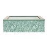 Cotè Table - Tea Bag Box 9C Organic Green 24X24Xh7 cm Mdf+Glass