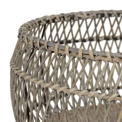 Cotè Table -Set cesti  Basket X2 Eluminea Nt 34h18+26h16 Bamboo+Plywood